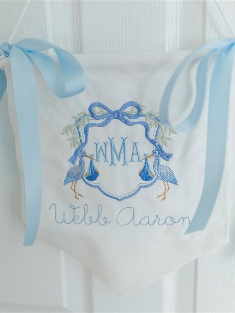 Baby Announcement Banner - Ann + Reeves Kids