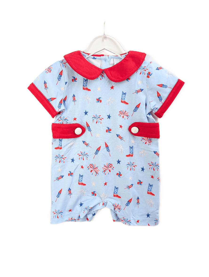 Blast Off - Jackson Romper - Ann + Reeves Kids
