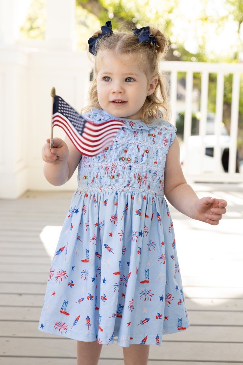 Blast Off - Parker Dress - Ann + Reeves Kids