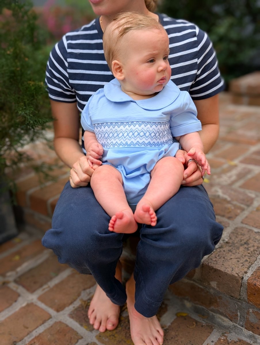 Blue Baby - Pima Henry Bubble - Ann + Reeves Kids