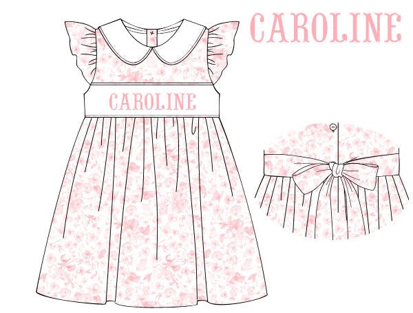 Butterfly Kisses - Custom Isla Dress - Ann + Reeves Kids