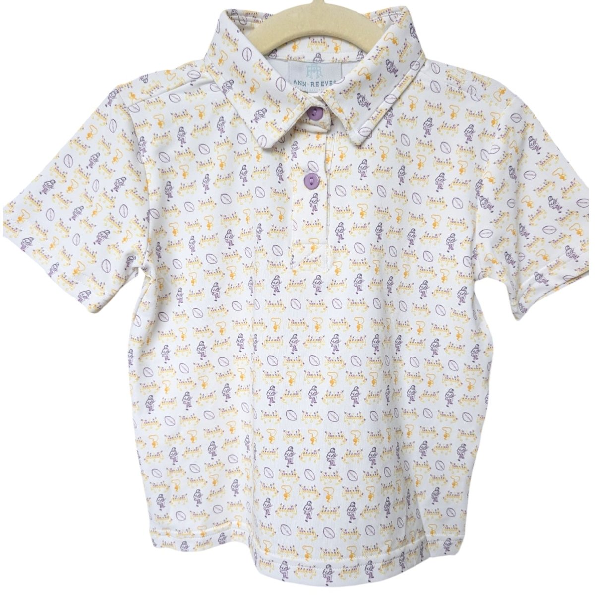 Campus Classics - Purple Edition - Boys Polo - Ann + Reeves Kids