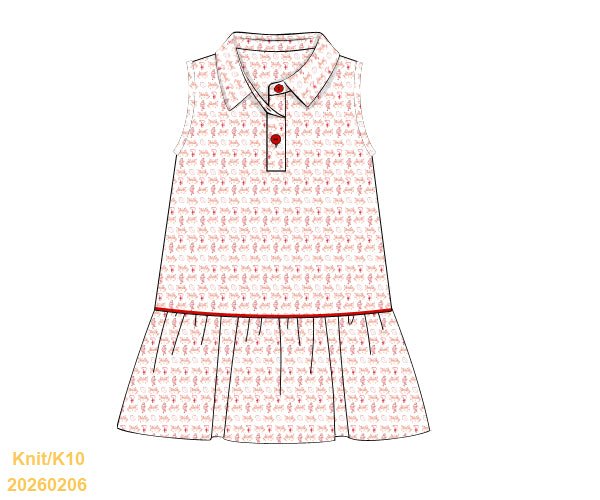 Campus Classics - Red Edition - Girls Dress - Ann + Reeves Kids