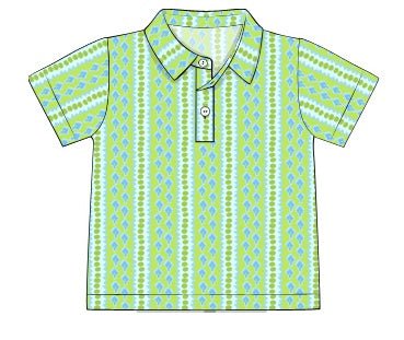 Fete Papier x Ann + Reeves Kids - Boys Polo - Ann + Reeves Kids