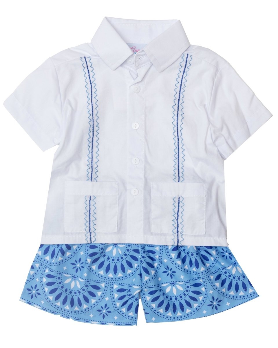 Fiesta All Day - Sebastian Short Set - Ann + Reeves Kids