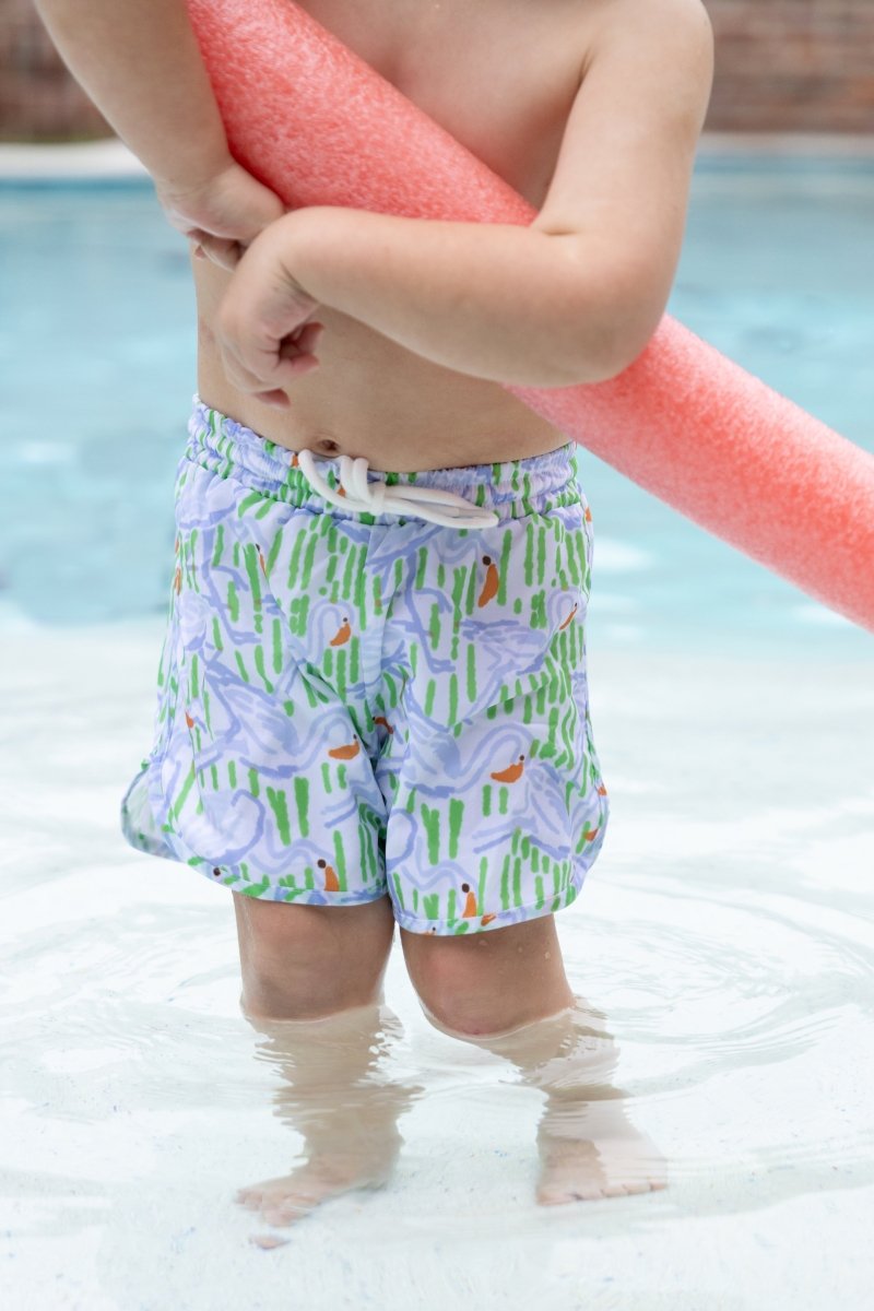 Flamingo Bay Boys Swim - Ann + Reeves Kids