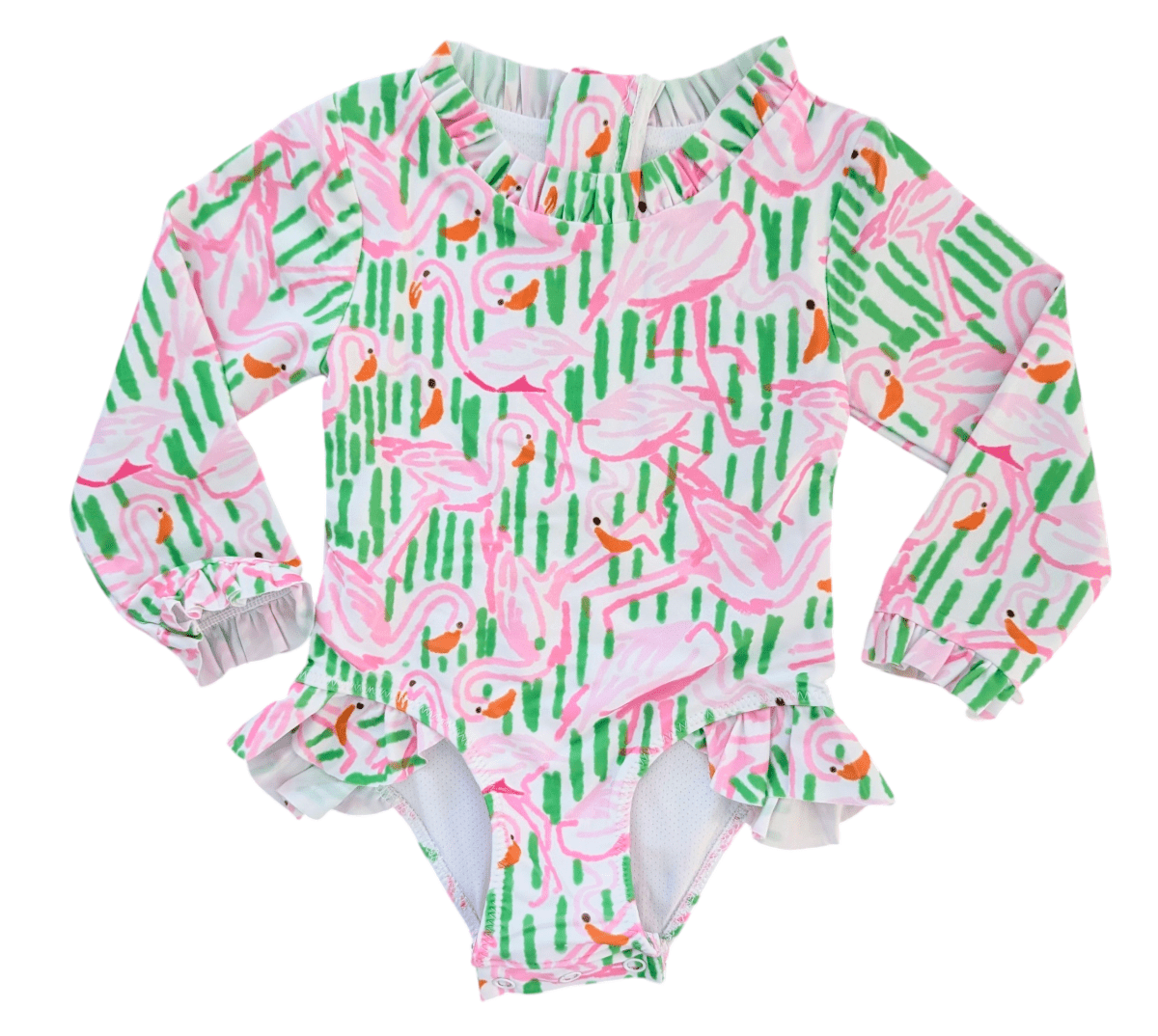 Flamingo Bay Girls Swim - Ann + Reeves Kids
