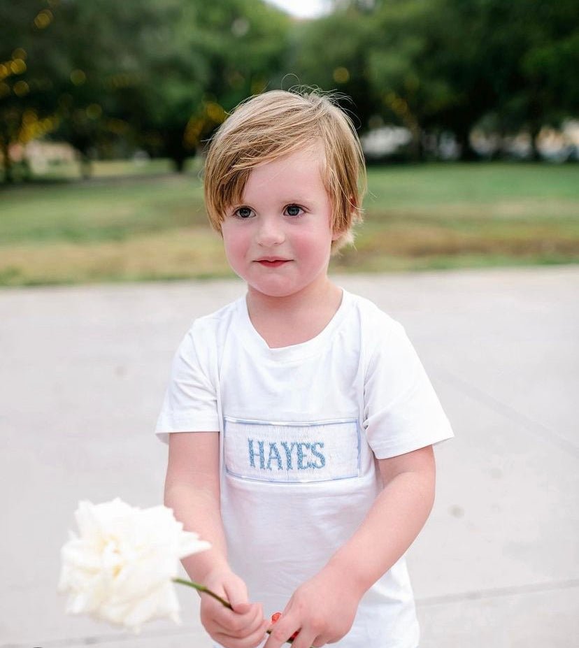 Gingham Got the Blues - Custom Robert Shorts Set - Ann + Reeves Kids