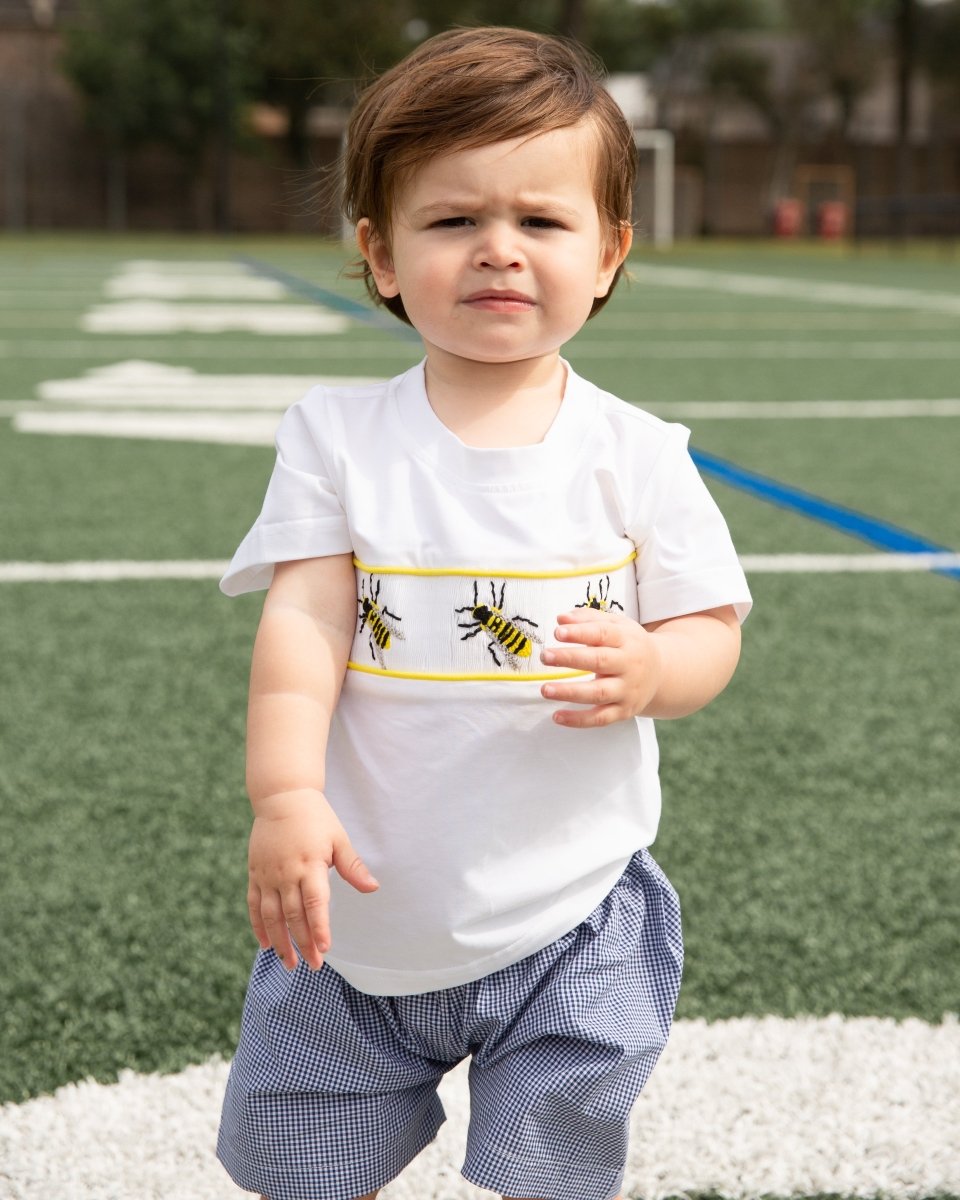 Go Yellow Jackets - Robert Shorts - Ann + Reeves Kids