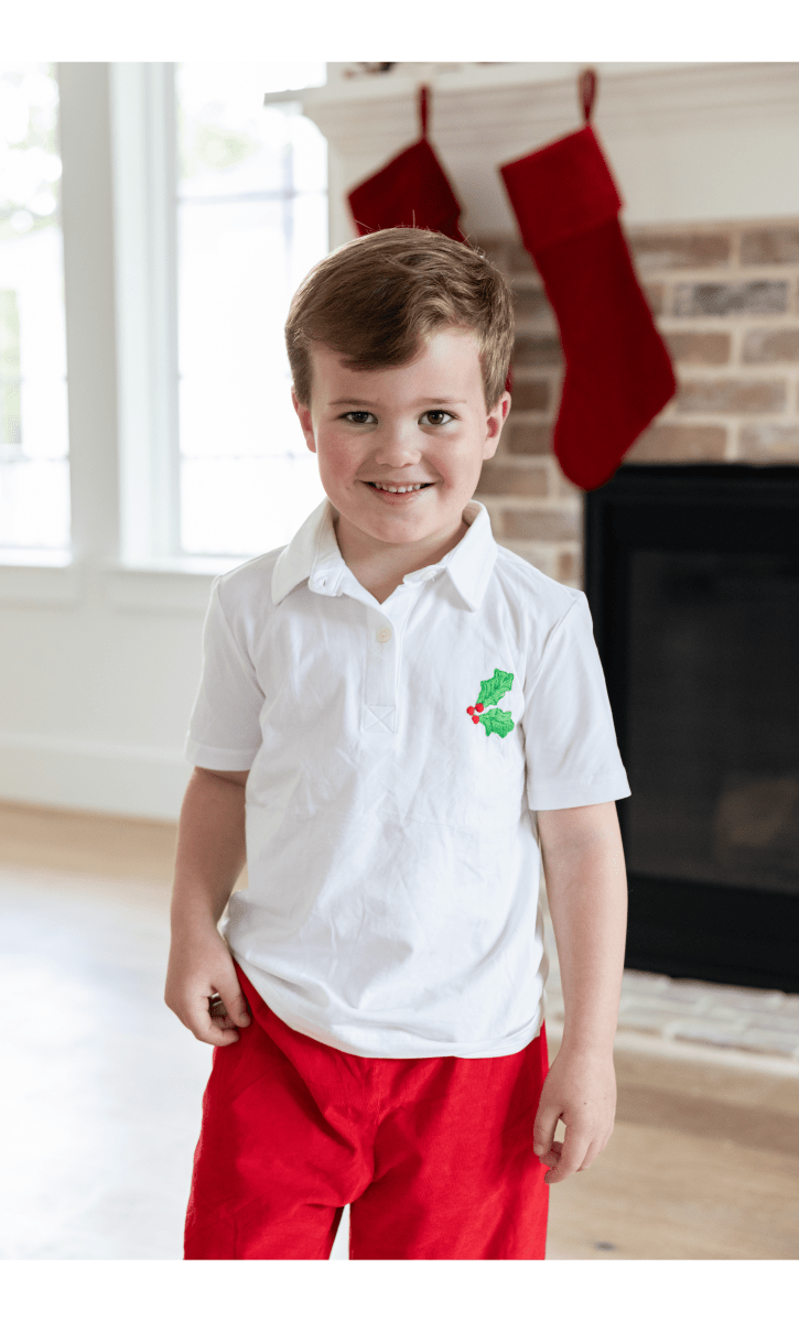 Holly Days - Robert Polo Pant Set - Ann + Reeves Kids