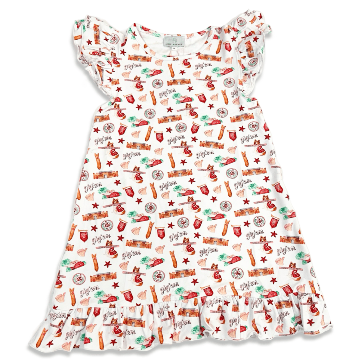 Howdy Team - Girls Dress - Ann + Reeves Kids