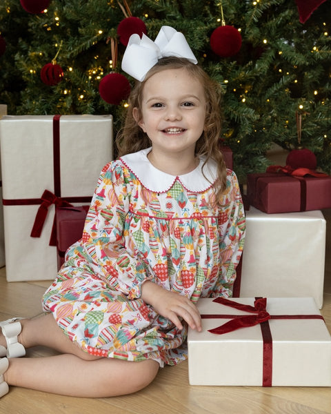 jolly holiday dress & Joy - - 12m - Customizable Children's Boutique Clothing - Children's Boutique Clothing Perfect for carousel rides Size:36