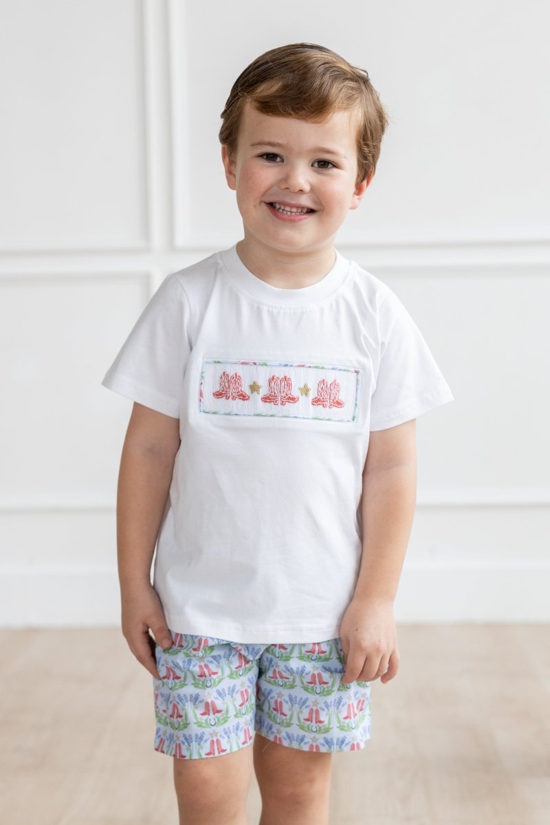 Let's Rodeo - Robert Shorts - Ann + Reeves Kids