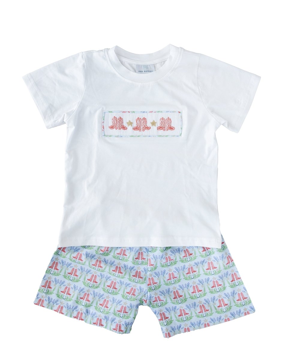 Let's Rodeo - Robert Shorts - Ann + Reeves Kids