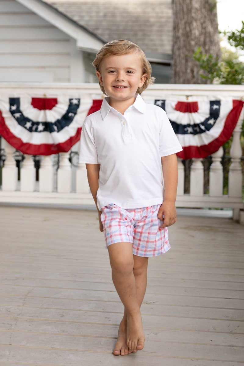 Liberty Cove Robert Polo Short Set - Ann + Reeves Kids