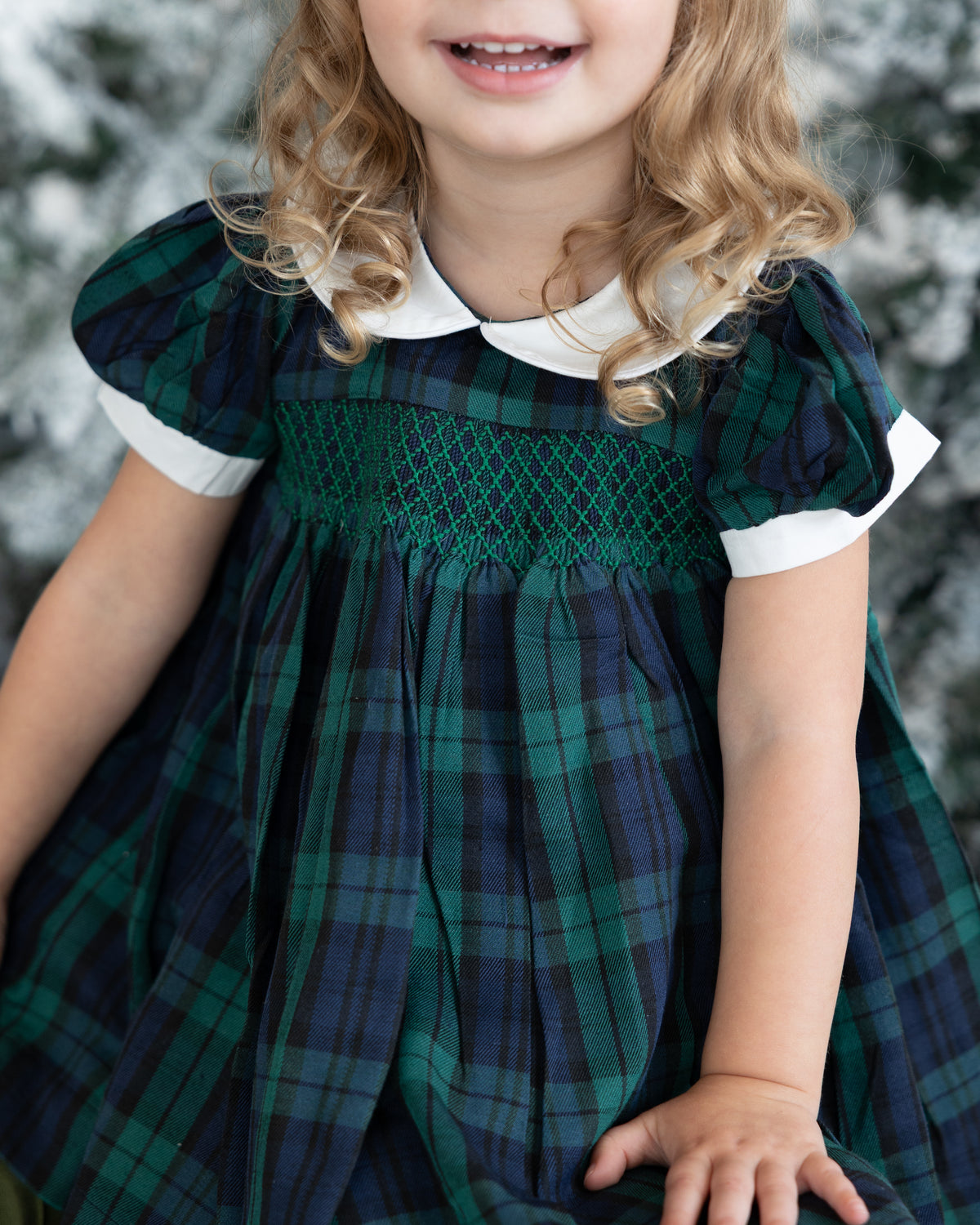 Evergreen Plaid - Girl's Dress