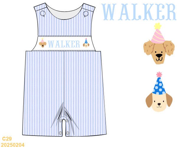 Puppy Party - Custom Anderson Jon Jon - Ann + Reeves Kids