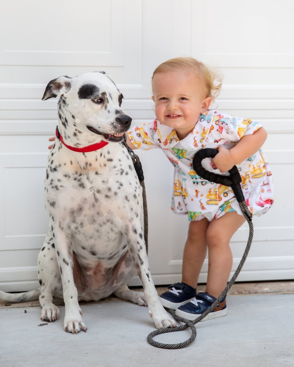 Pups at Work - Boys Bubble - Ann + Reeves Kids
