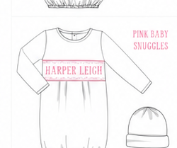 Harper Leigh - NB - Baby Snuggles Gown