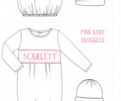 Scarlett - NB - Baby Snuggles Gown