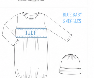 Jude - NB - Baby Snuggles Gown
