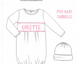 Colette - NB - Baby Snuggles Gown