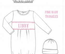 Libby - 3M - Baby Snuggles Gown