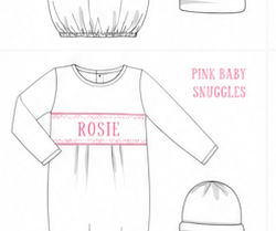 Rosie - NB - Baby Snuggles Gown