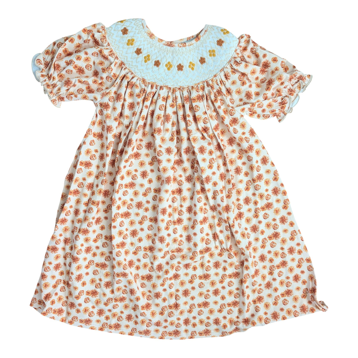 Pom Pom Party - Orange Edition - Emmie Dress
