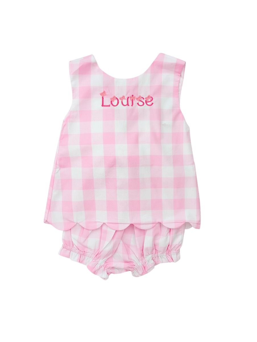 Scalloped Bows - Harper Set - Ann + Reeves Kids