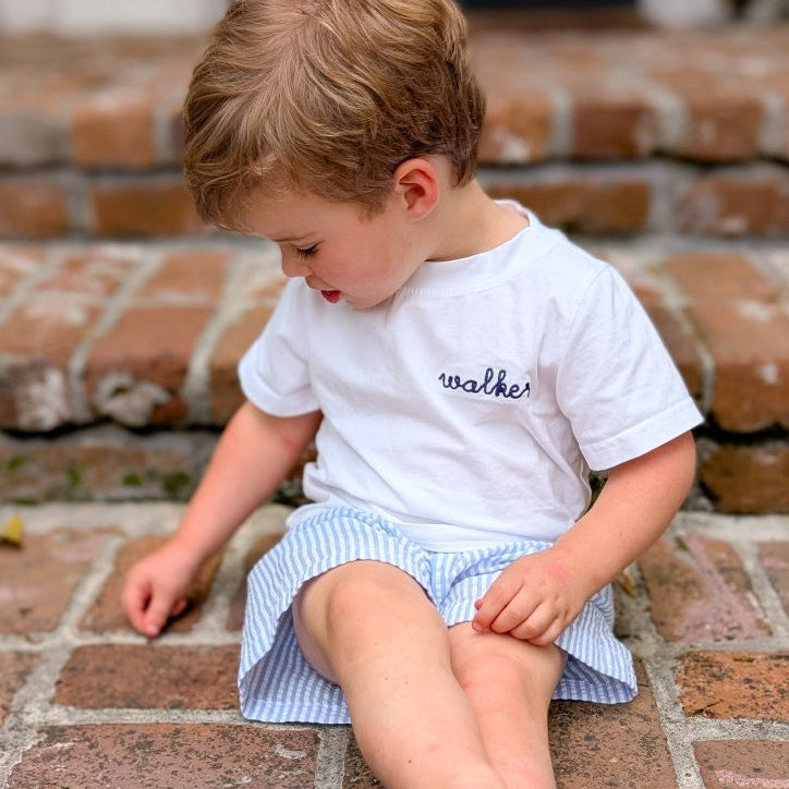 Seersucker Sets - Robert Shorts - Ann + Reeves Kids