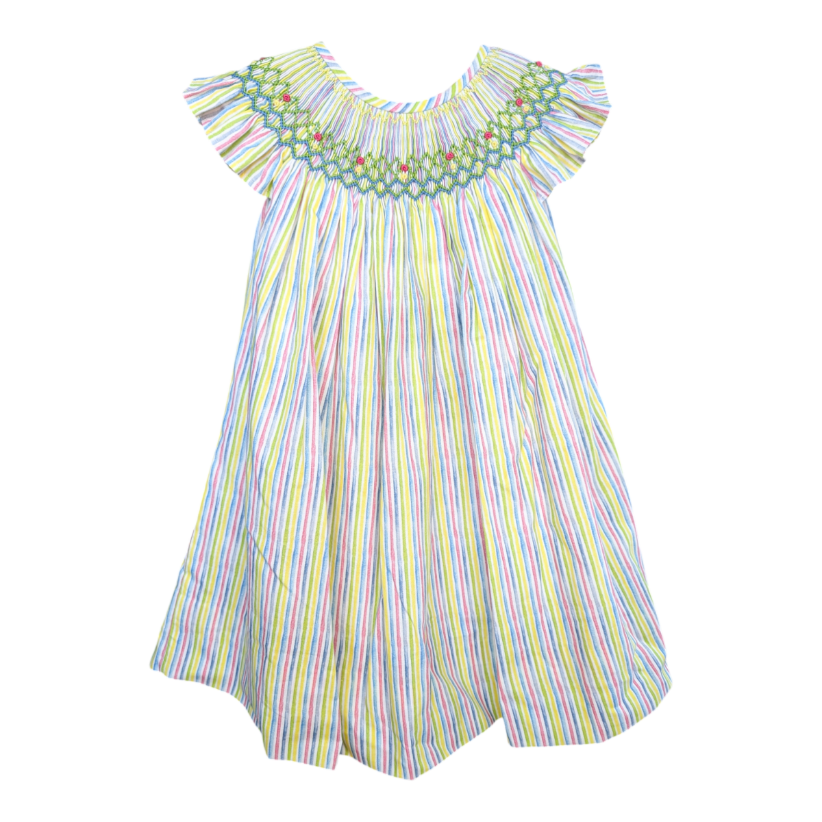 Sugar Stripes Emily Dress - Ann + Reeves Kids