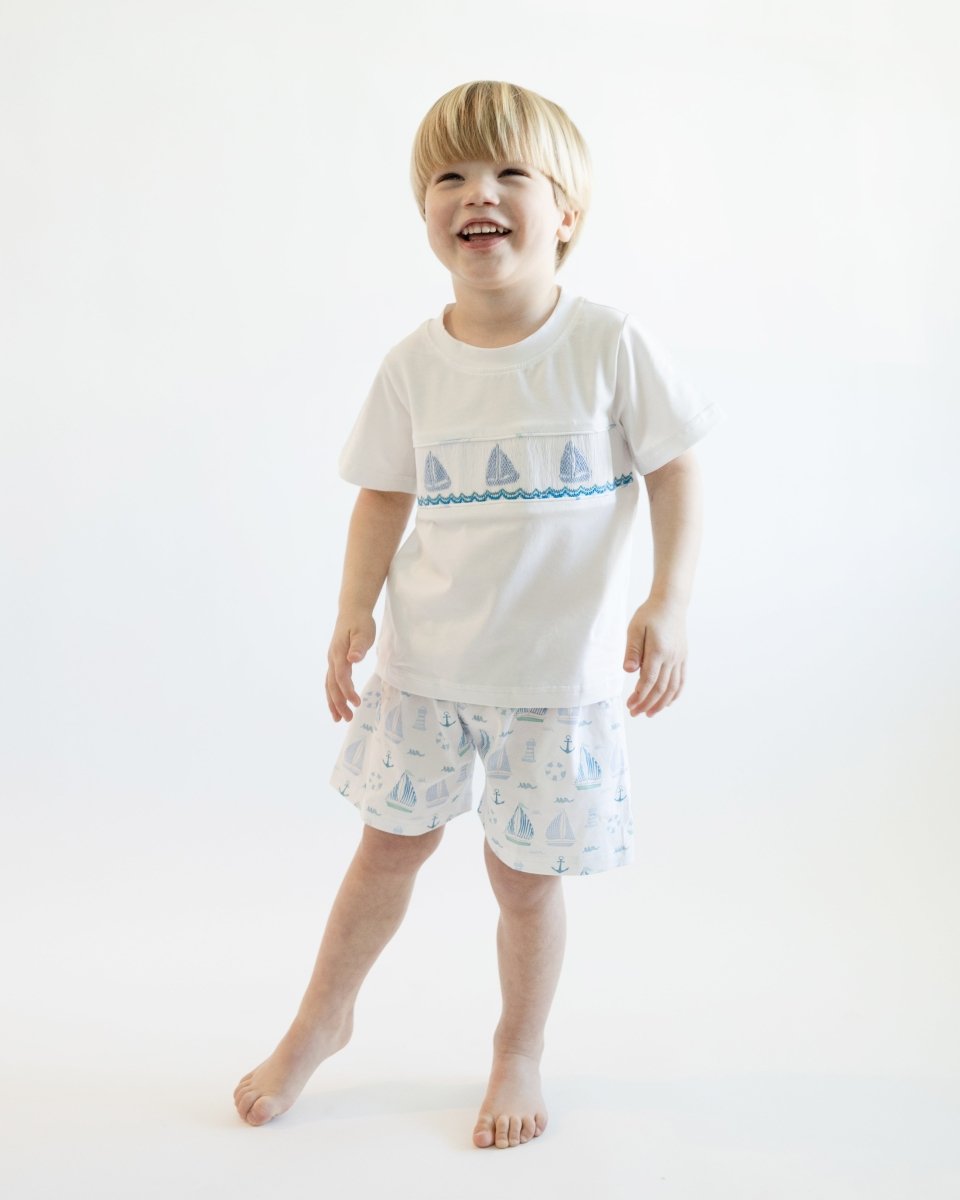Sweet Seabreeze Robert Short Set - Ann + Reeves Kids