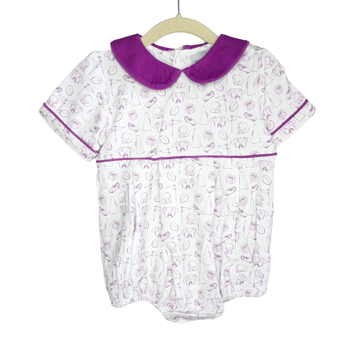 Tiny Tailgaters - Purple Edition - Boys Bubble - Ann + Reeves Kids