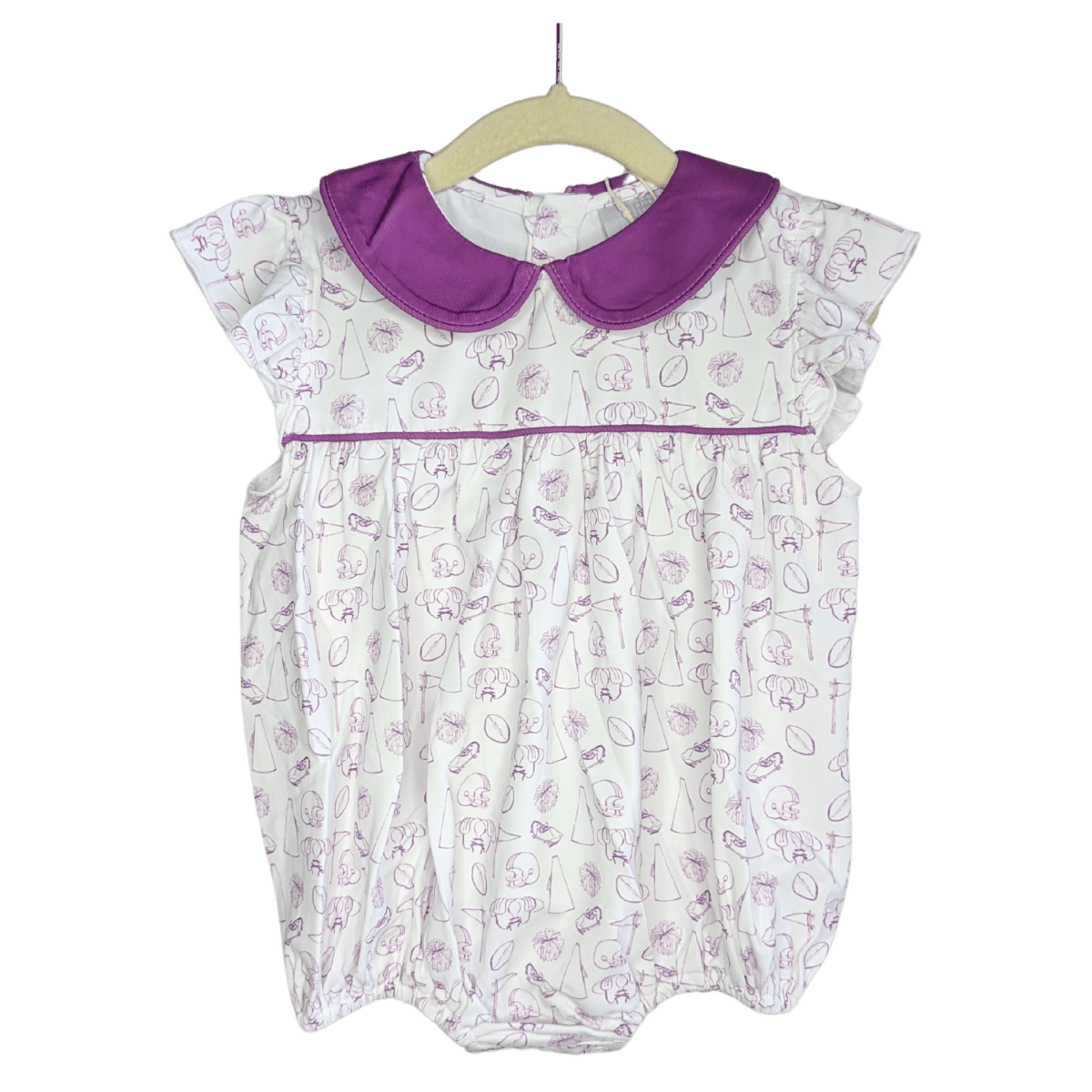 Tiny Tailgaters - Purple Edition - Girls Bubble - Ann + Reeves Kids