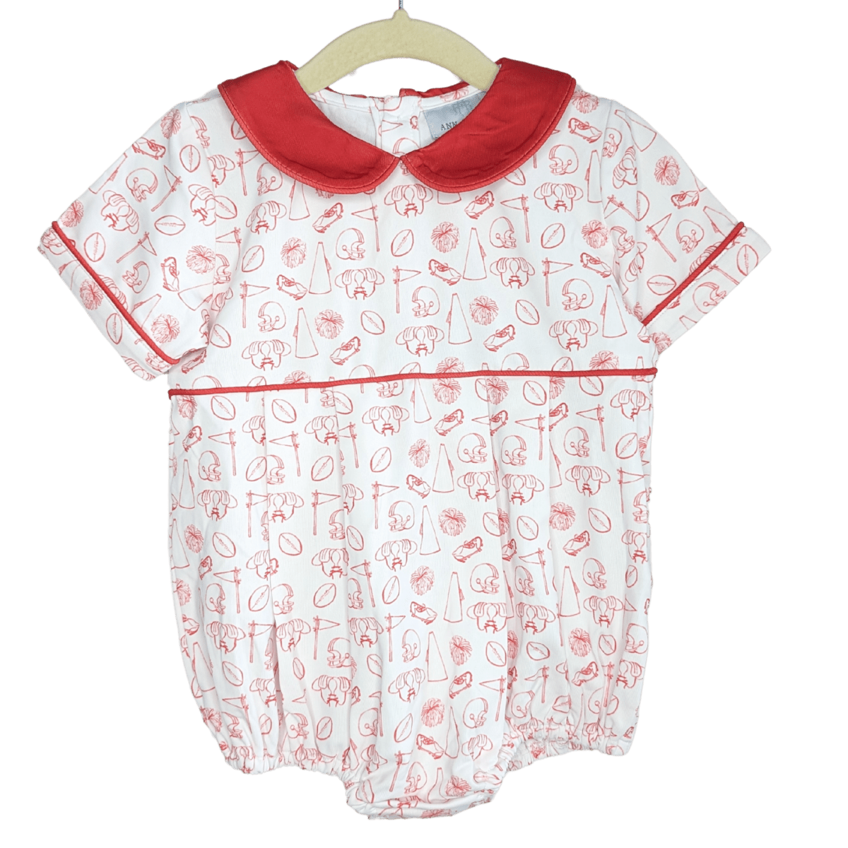 Tiny Tailgaters - Red Edition - Boys Bubble - Ann + Reeves Kids