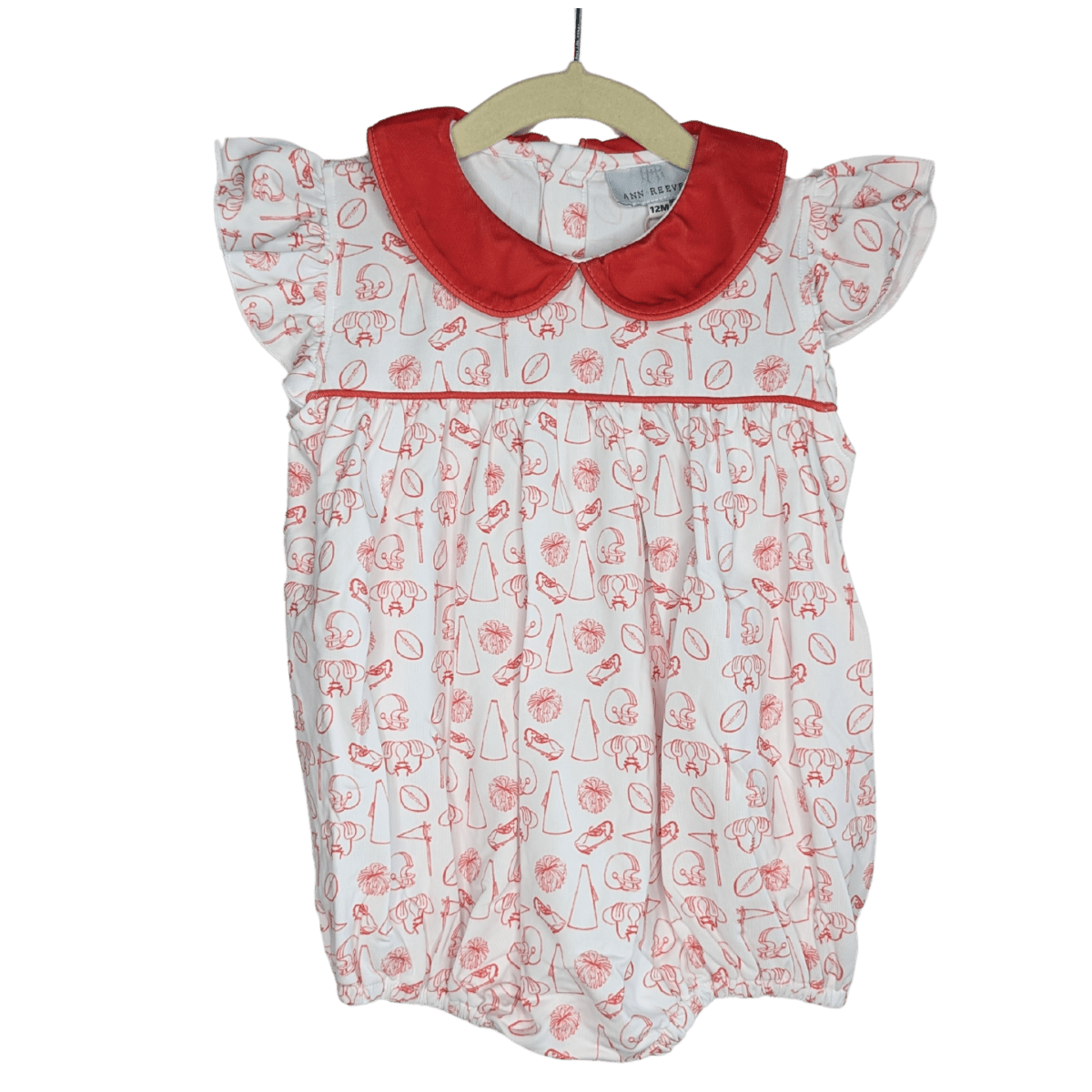 Tiny Tailgaters - Red Edition - Girls Bubble - Ann + Reeves Kids