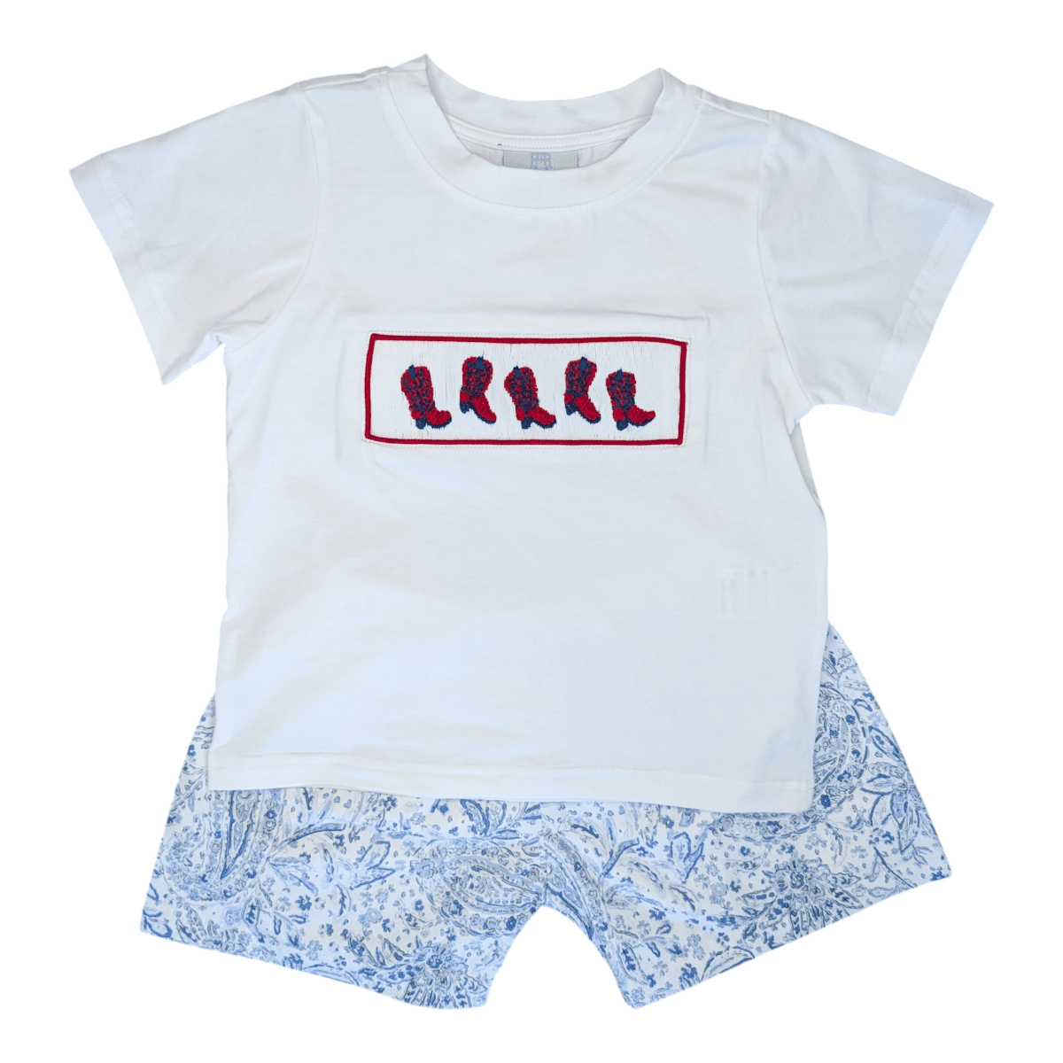 Two Steppin' Robert Short Set - Ann + Reeves Kids