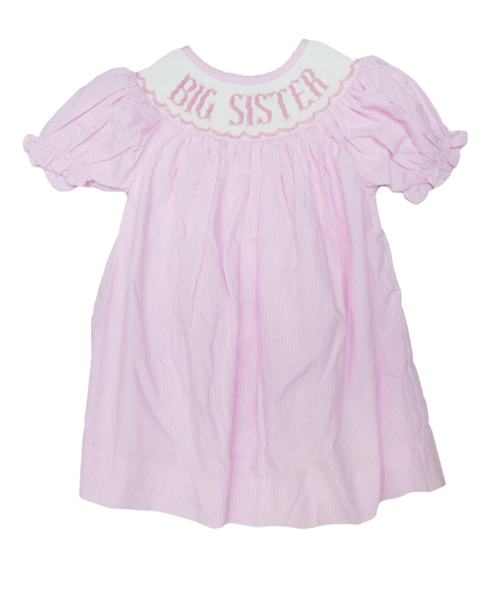 Big Sister - Pink Gingham Emmie Dress