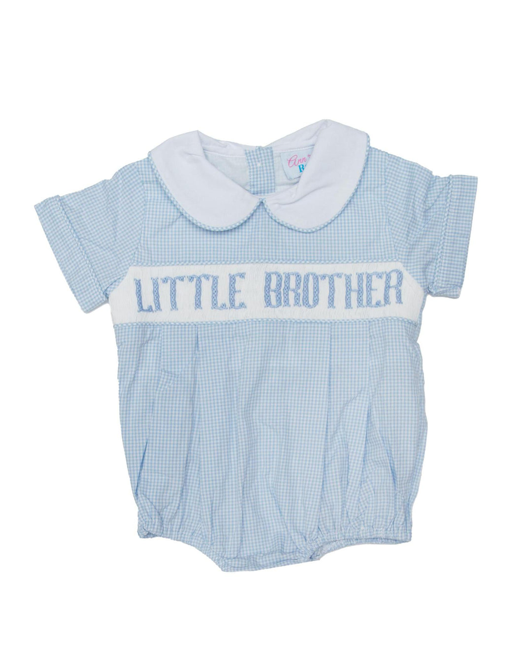 Little Brother - Blue Gingham Henry Bubble
