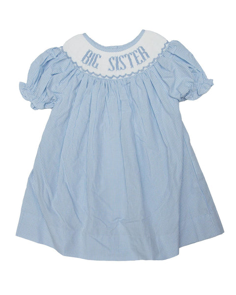 blue big sister smocked dress - Gingham Emmie - 5 - Customizable Children's Boutique Clothing - Children's Boutique Clothing 40julyflashsale25 Dazzling Black Lace Mock Size:10Y family events