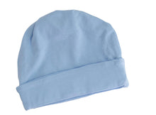 Load image into Gallery viewer, Solid Blue Baby Snuggles Nightgown and Cap
