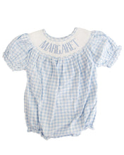 Load image into Gallery viewer, Knit Blue Gingham - Custom Annie Bubble
