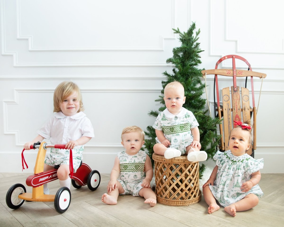 Christmas Toile - Bobby Suit - Ann + Reeves Kids