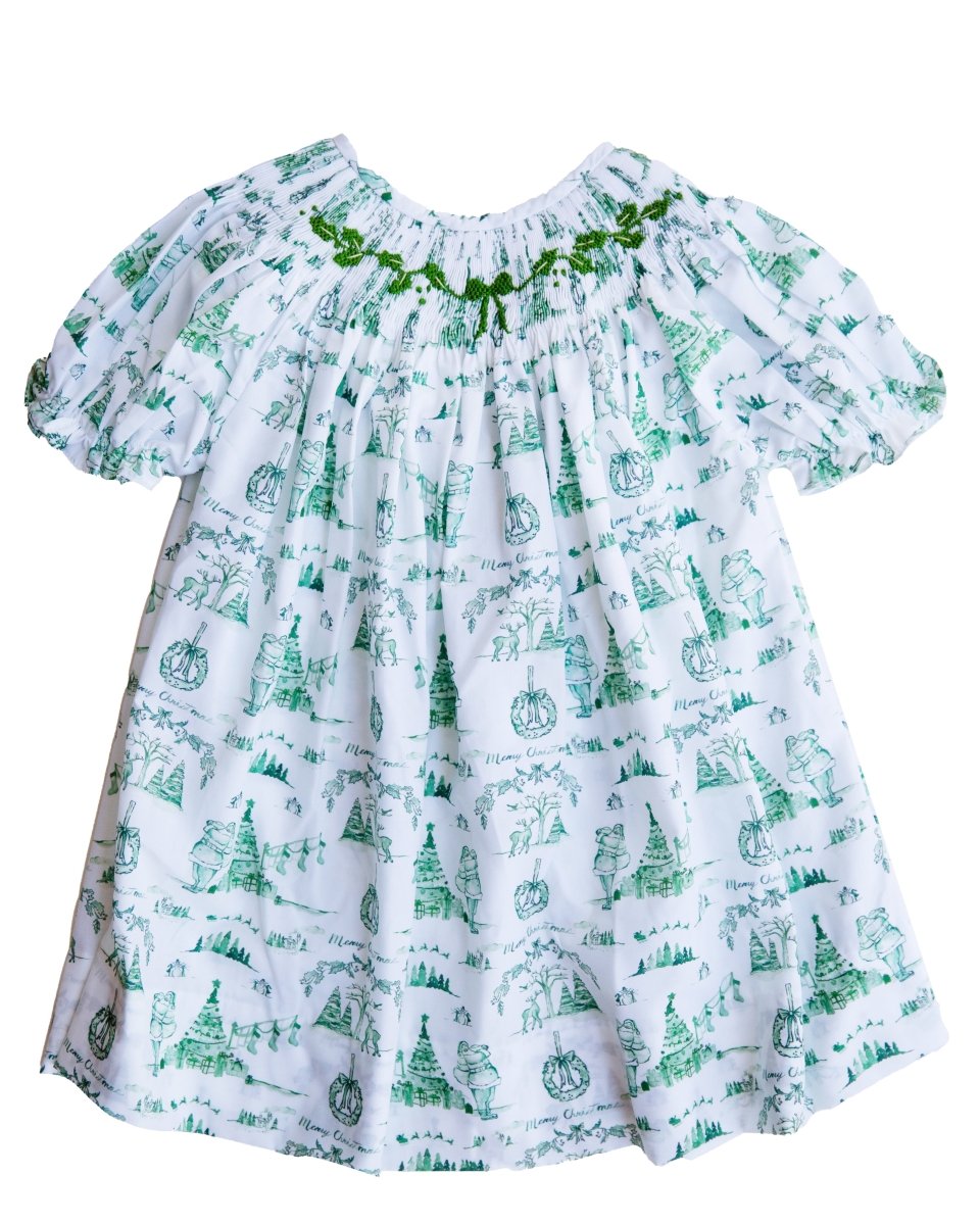 Christmas Toile - Emmie Dress - Ann + Reeves Kids