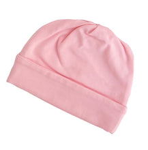 Load image into Gallery viewer, Solid Pink Baby Snuggles Nightgown and Cap
