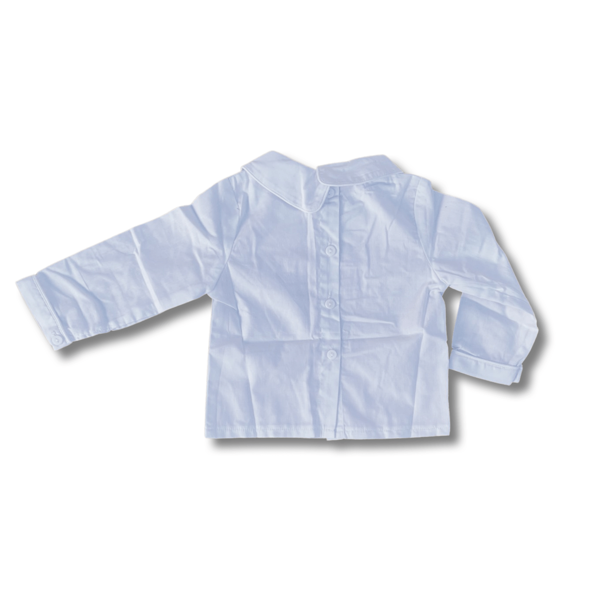 Long Sleeve Peter Pan Collar Shirt - Ann + Reeves Kids