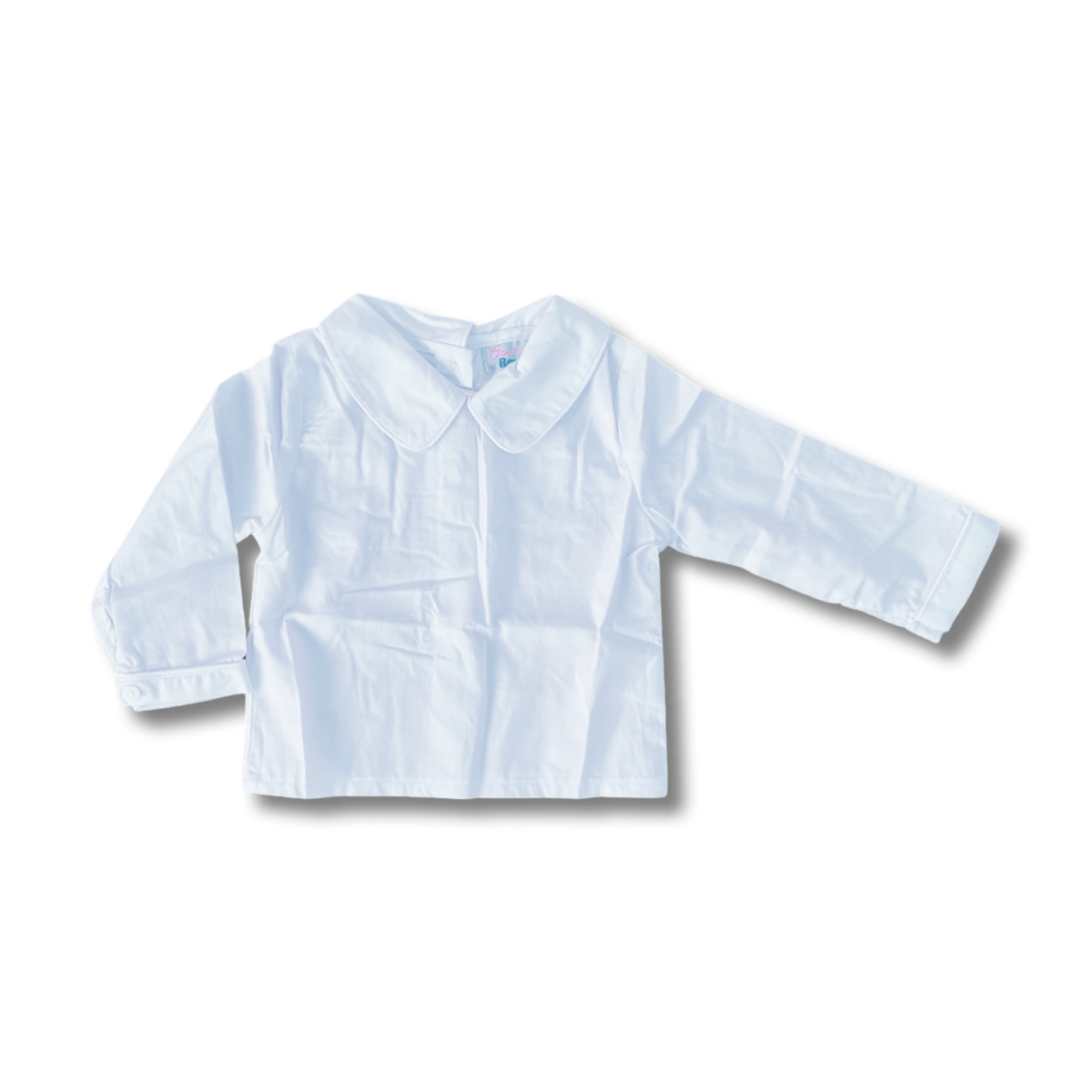 Long Sleeve Peter Pan Collar Shirt - Ann + Reeves Kids