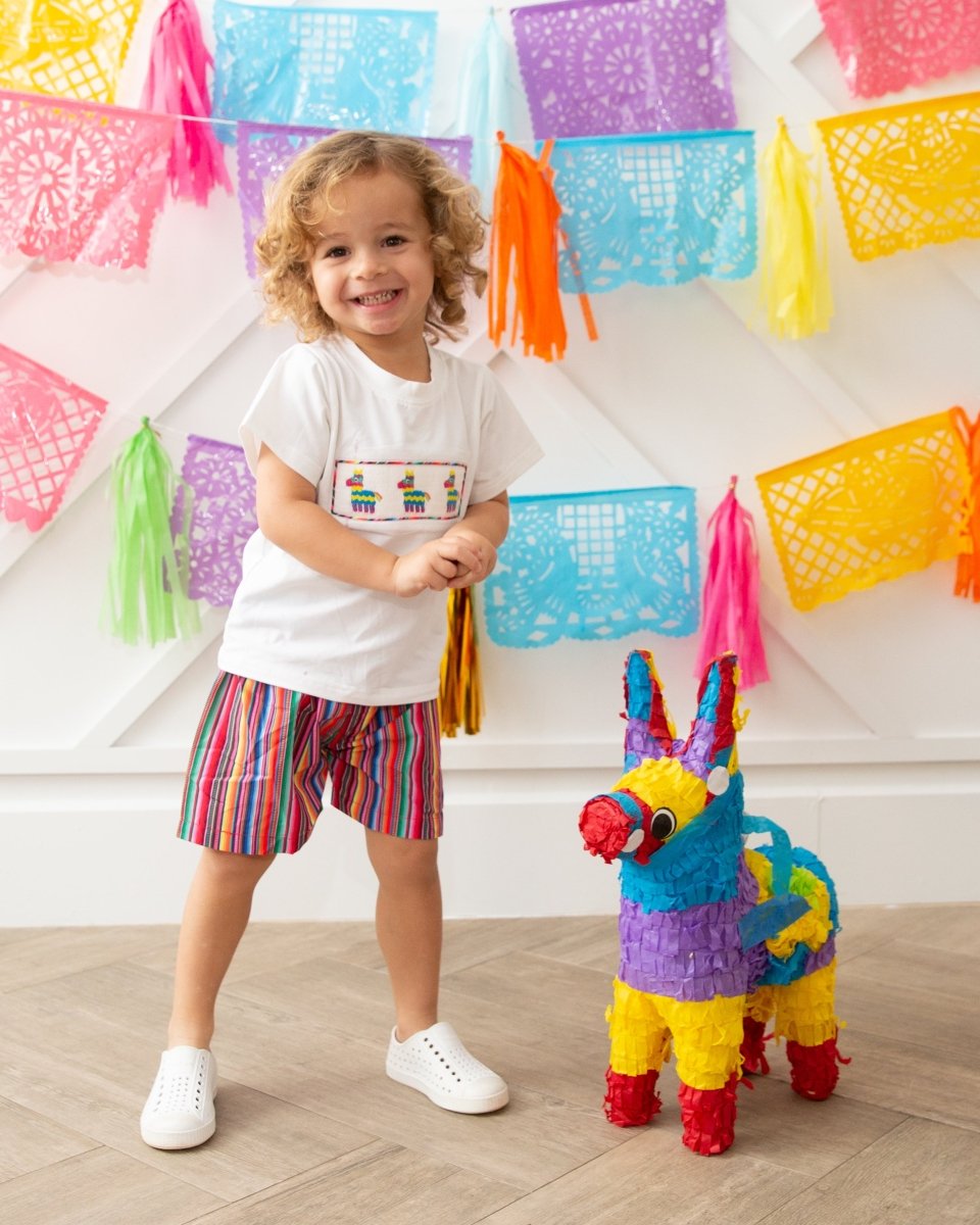 Pinata Party - Robert Shorts Set - Ann + Reeves Kids