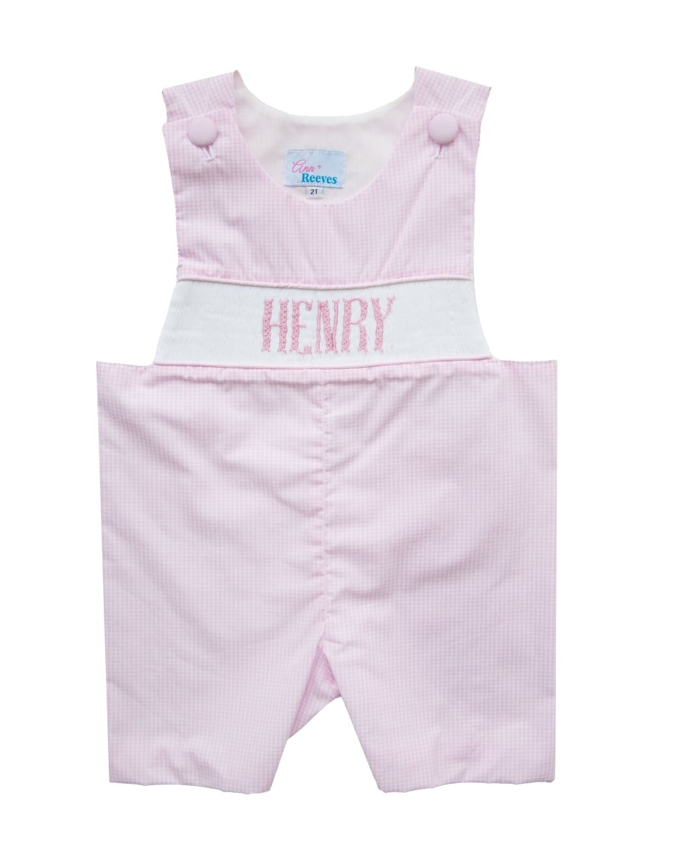 Pinking Gingham - Custom Anderson Jon Jon - Ann + Reeves Kids